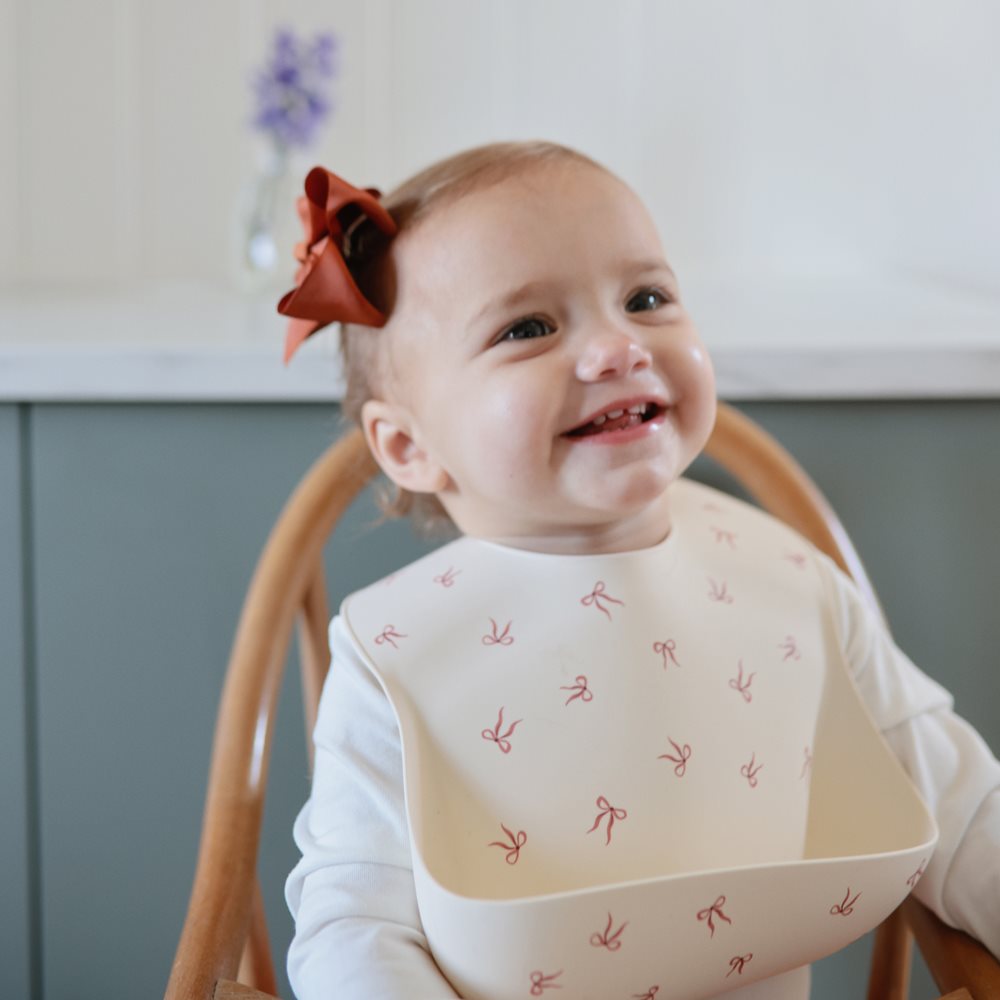 Силиконов лигавник Mushie bows