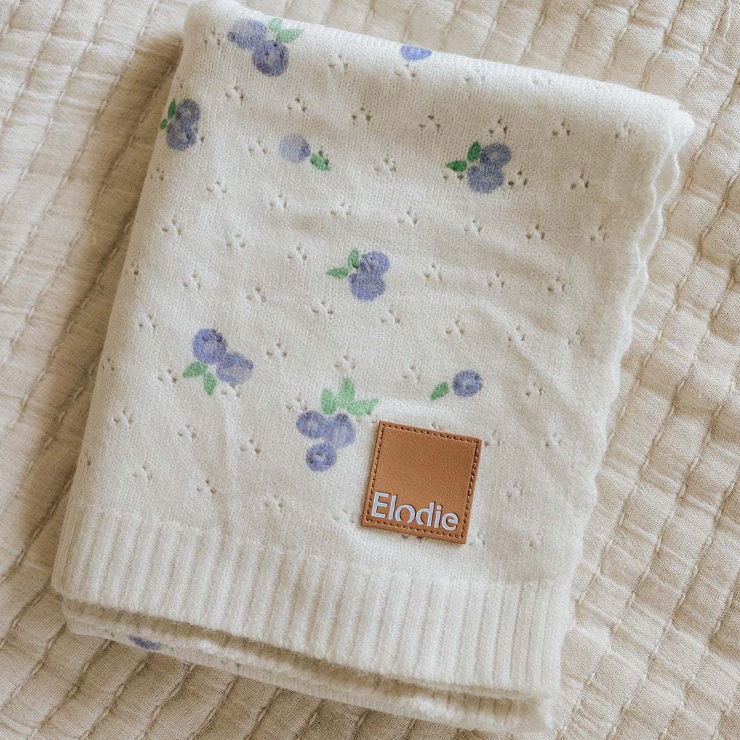 Плетено одеяло Elodie Blueberry Bliss