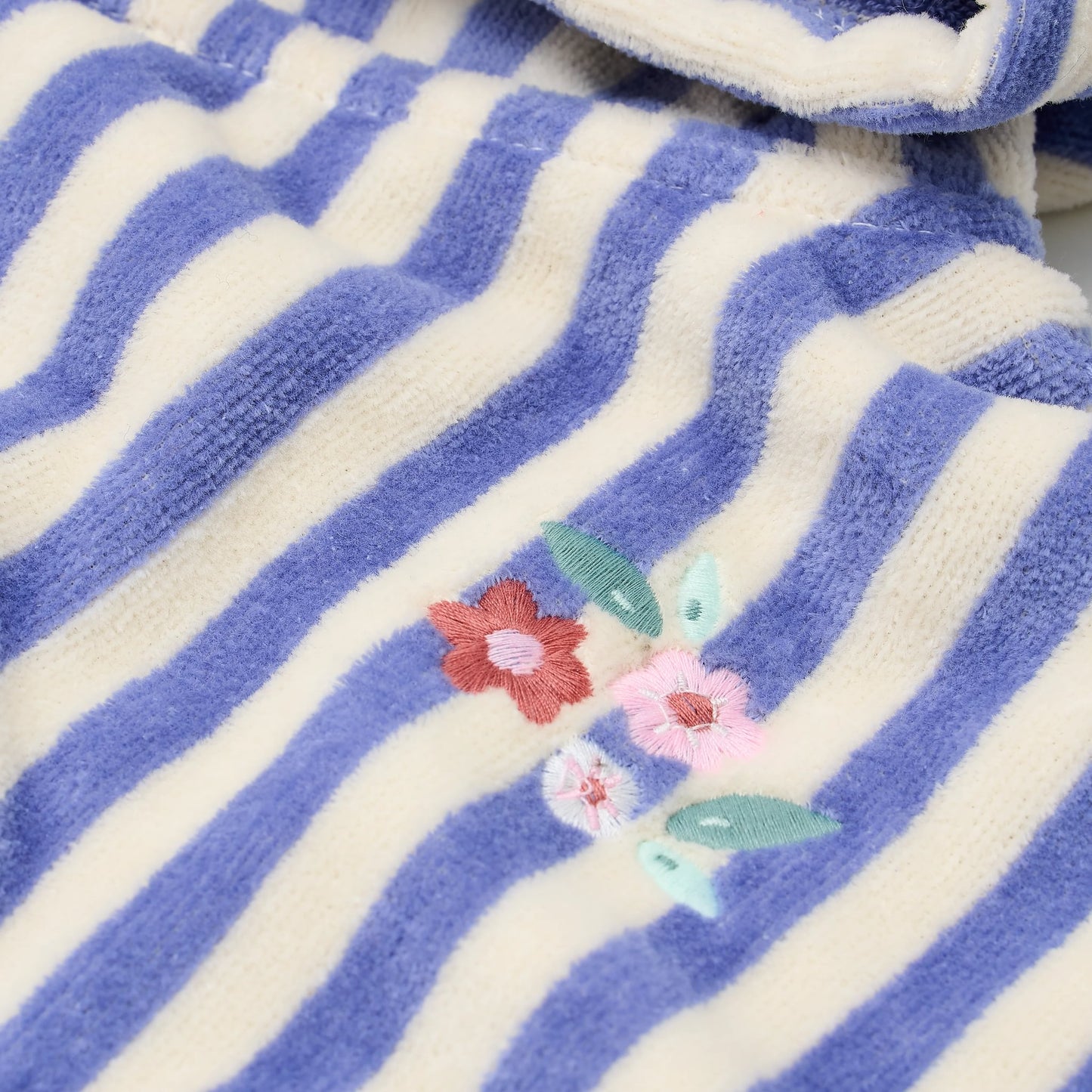 Детско Плажно Пончо Dreamy Purple Stripe Little Dutch