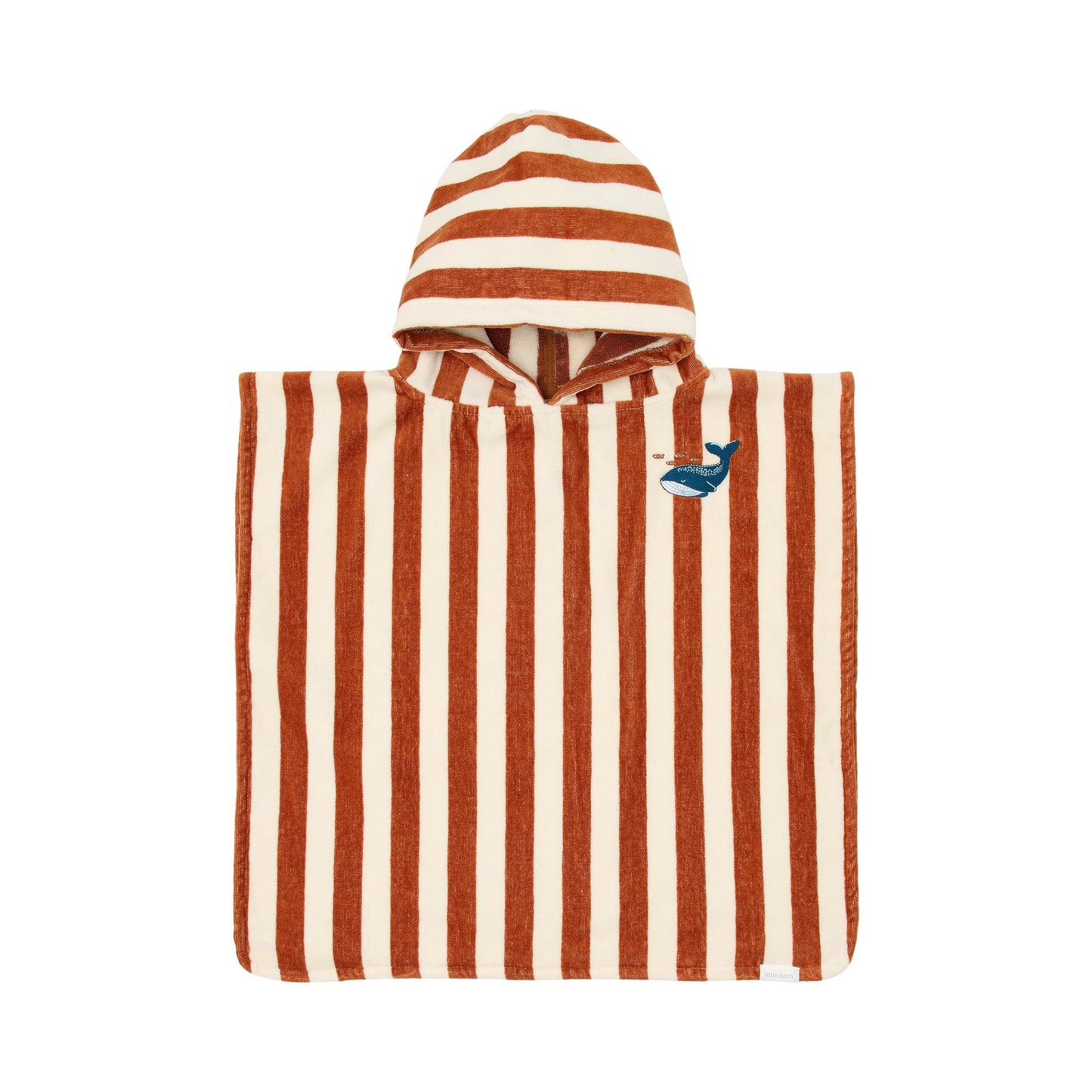Детско Плажно Пончо Ocean World Brown Stripe Little Dutch