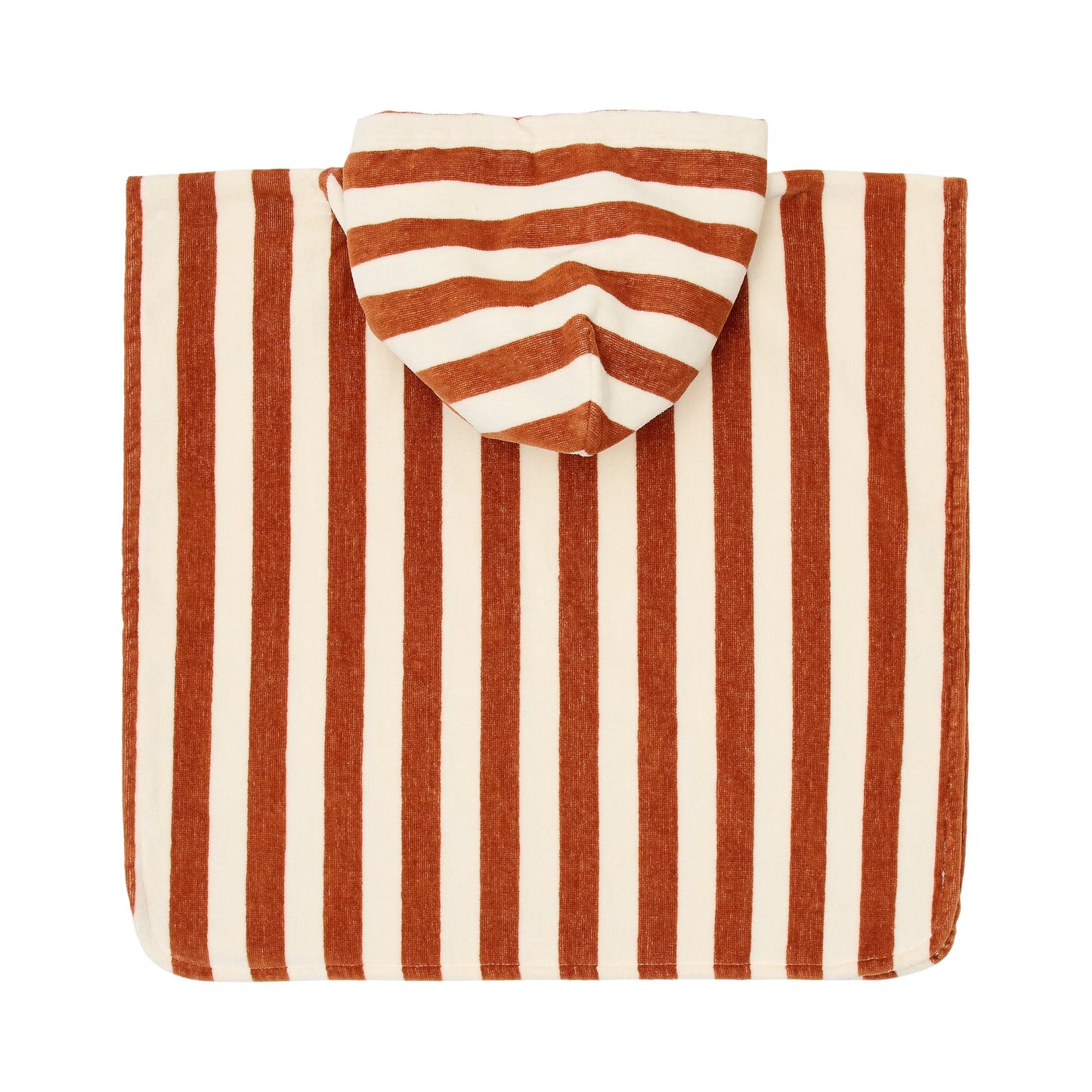 Детско Плажно Пончо Ocean World Brown Stripe Little Dutch