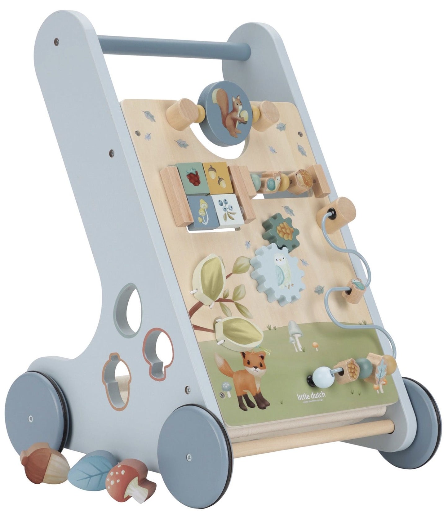 Дървена проходилка с активности Little Dutch Forest Friends