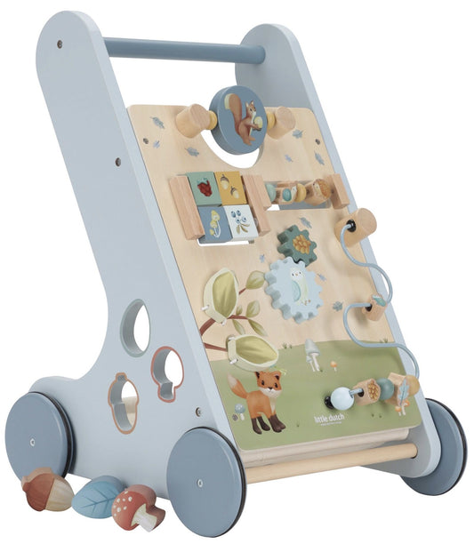 Дървена проходилка с активности Little Dutch Forest Friends