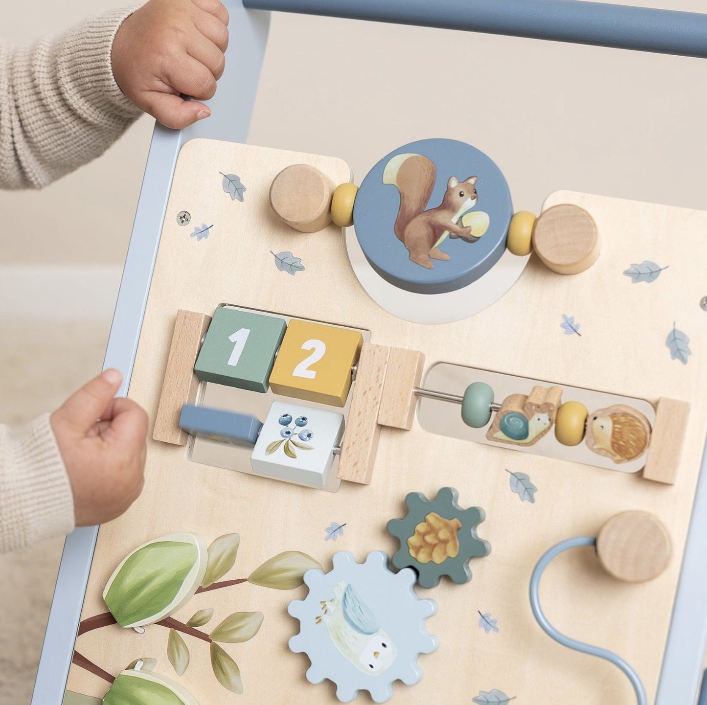 Дървена проходилка с активности Little Dutch Forest Friends