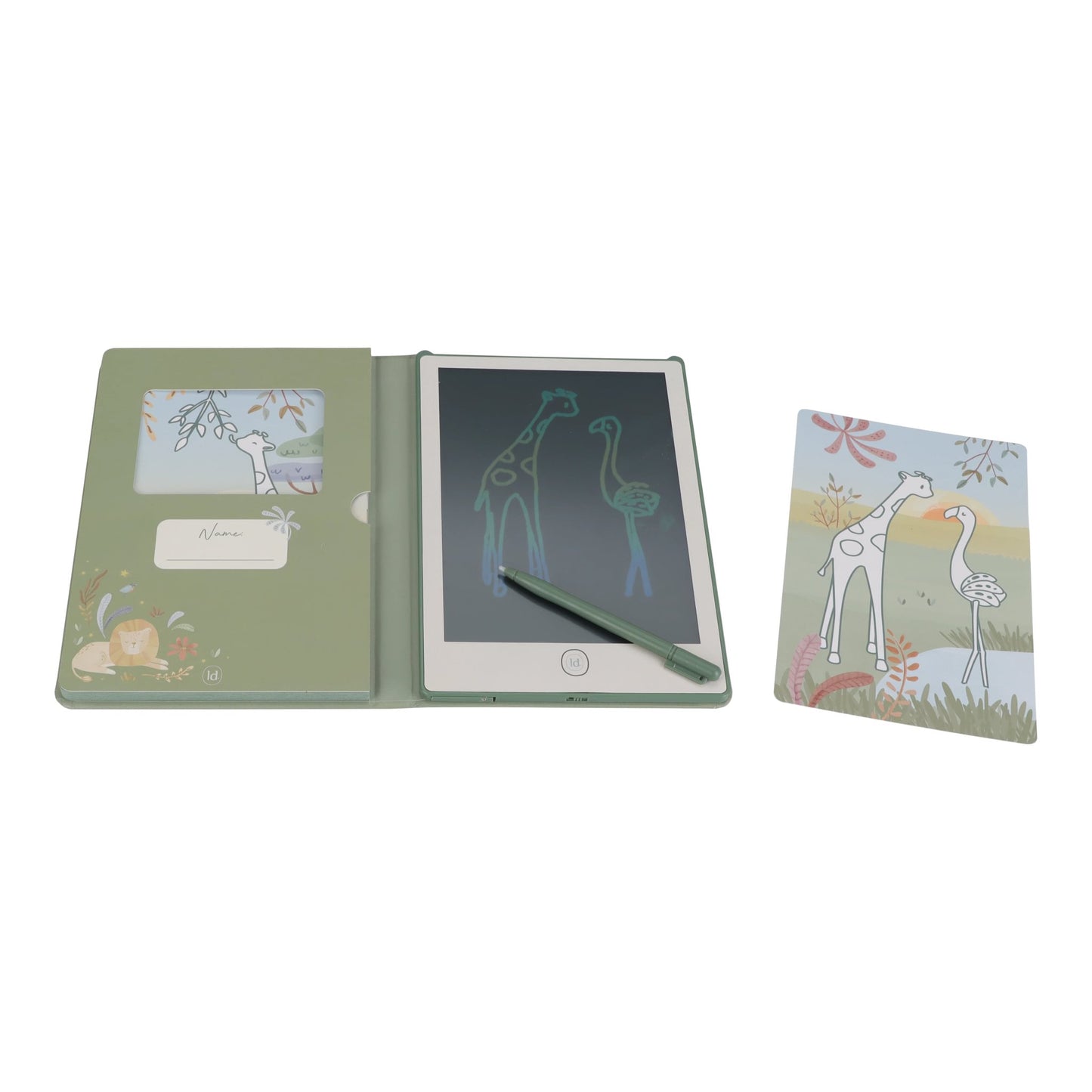 Таблет за рисуване Safari Friends Green Little Dutch