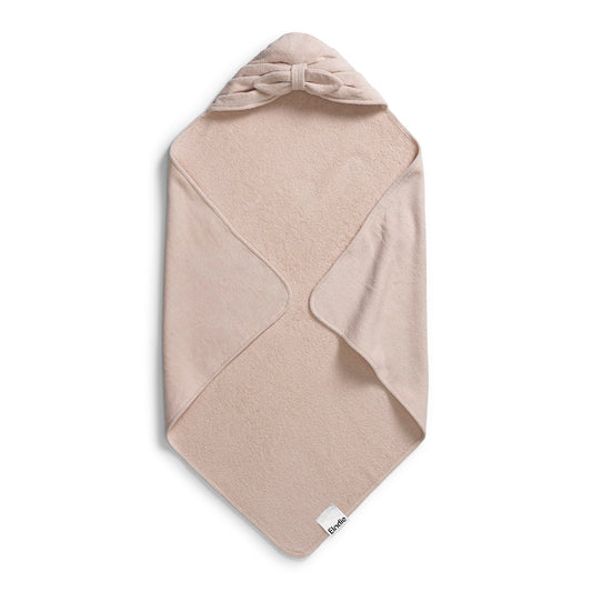 Бебешка Хавлия с Качулка Elodie Powder Pink Bow