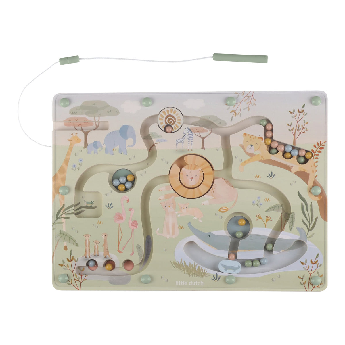 Магнитен лабиринт Safari Friends Little Dutch