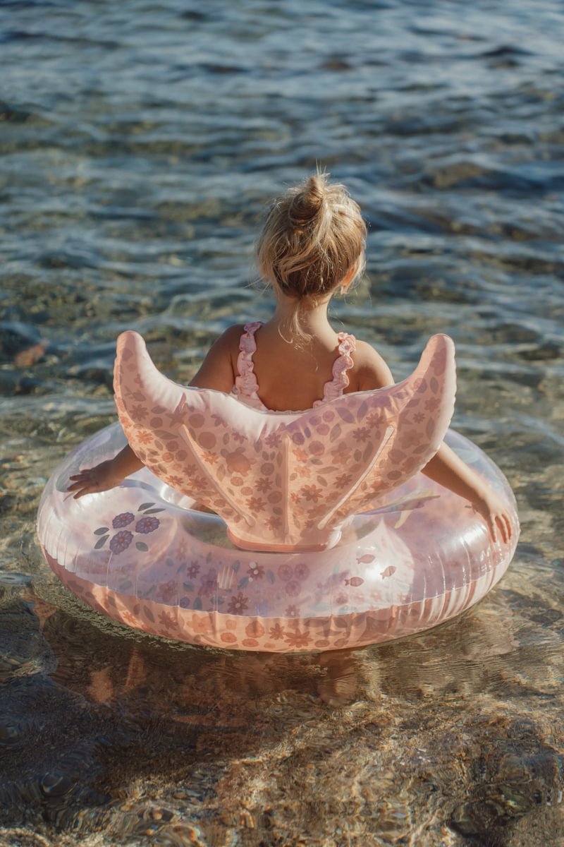 Детски пояс за плуване 91 см + опашка Dreamy Mermaid Little Dutch