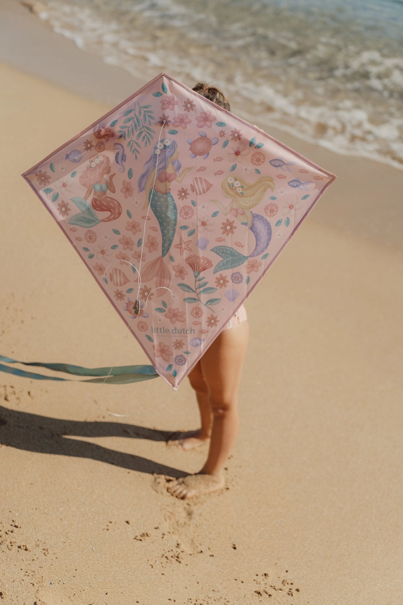 Детско хвърчило тип диамант Dreamy Mermaid Little Dutch