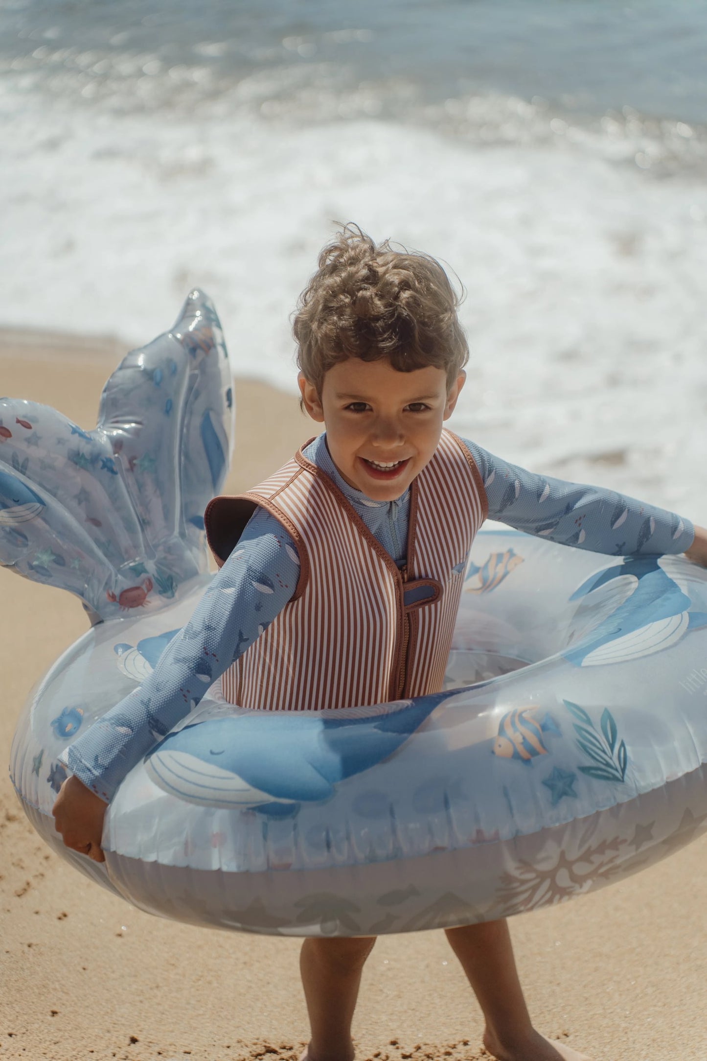 Детски пояс за плуване 91 см + опашка Ocean World Little Dutch
