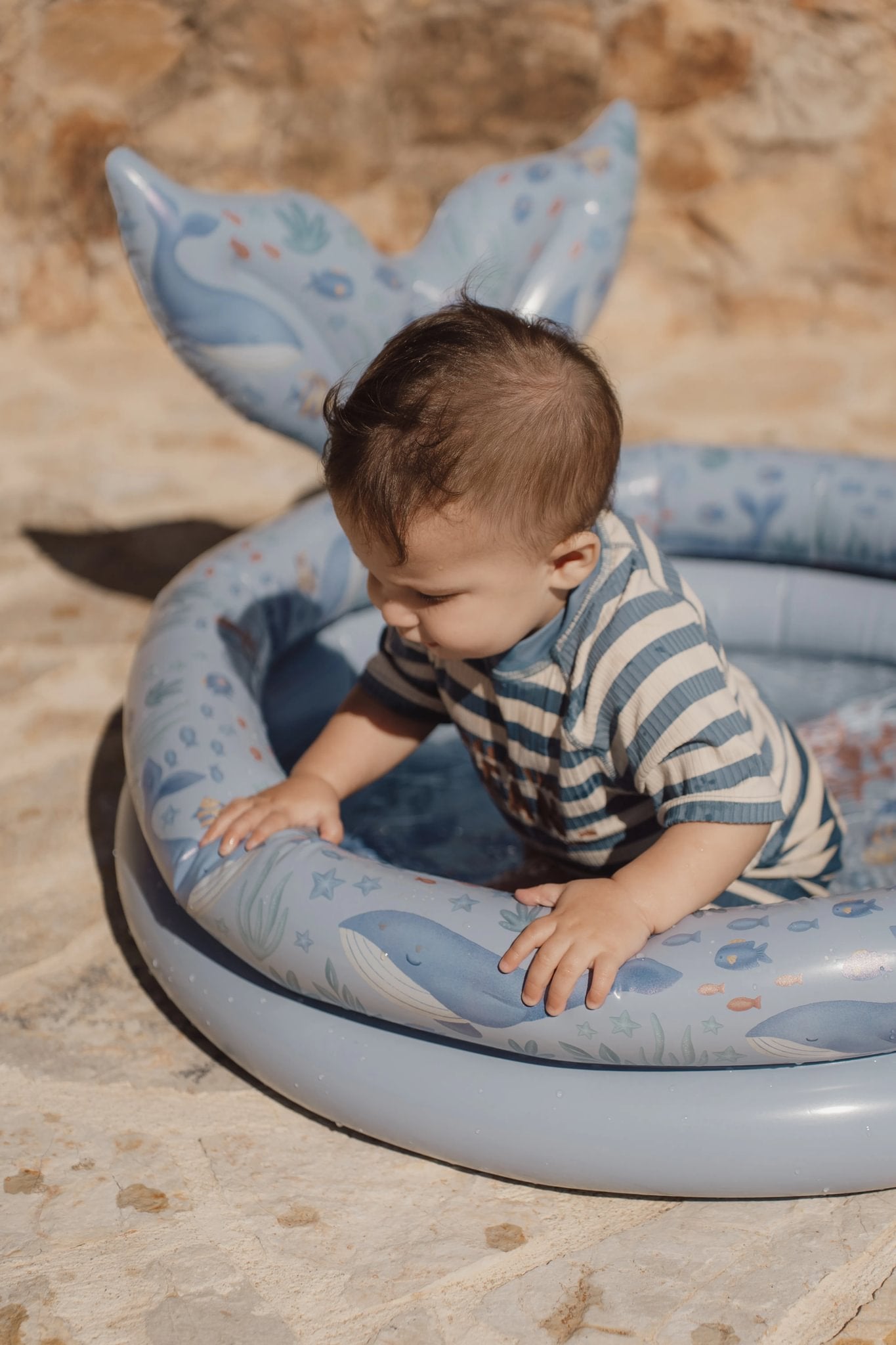 Детски басейн 80 см с опашка Ocean World Little Dutch