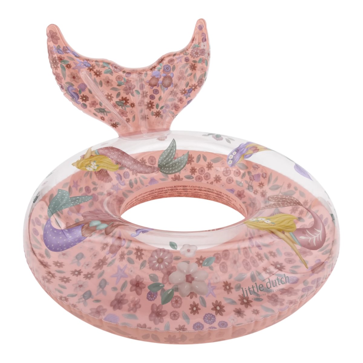 Детски пояс за плуване 91 см + опашка Dreamy Mermaid Little Dutch