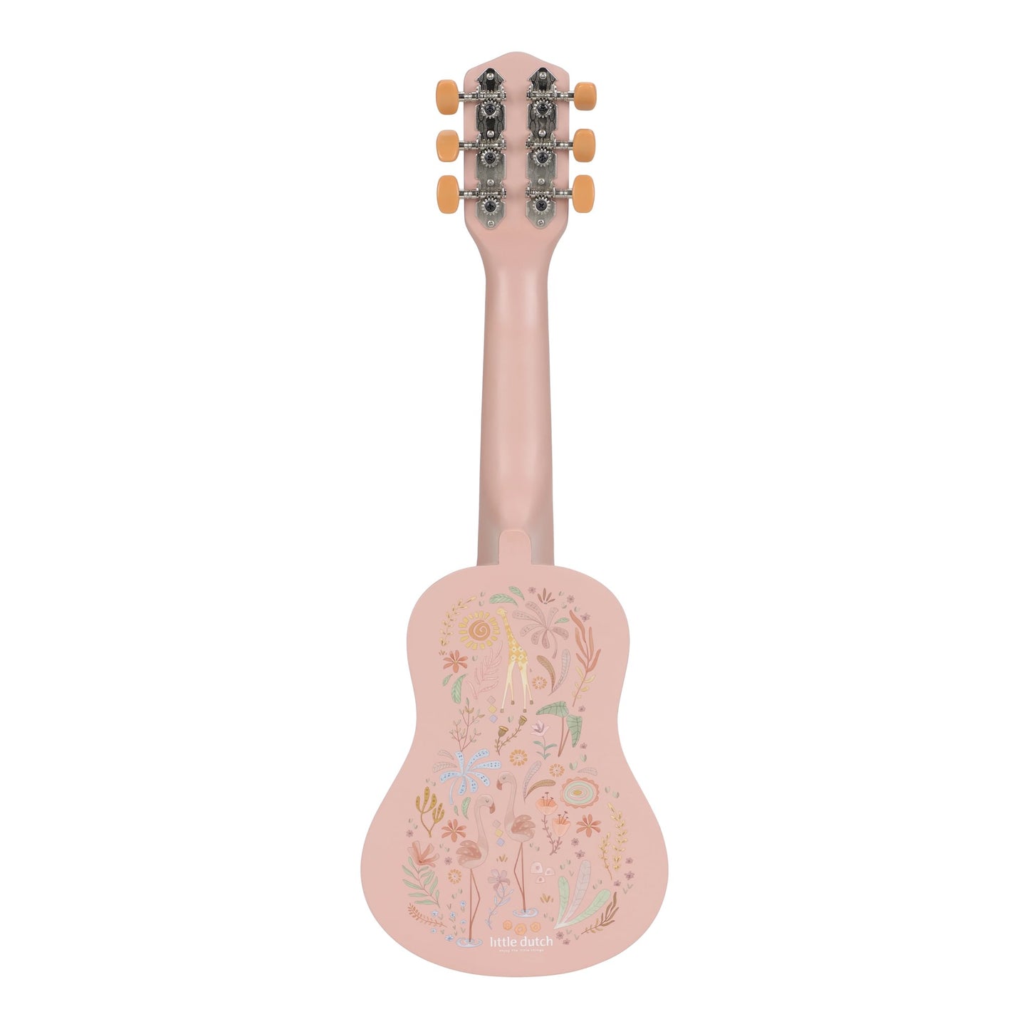 Дървена китара Pink Safari Friends FSC Little Dutch