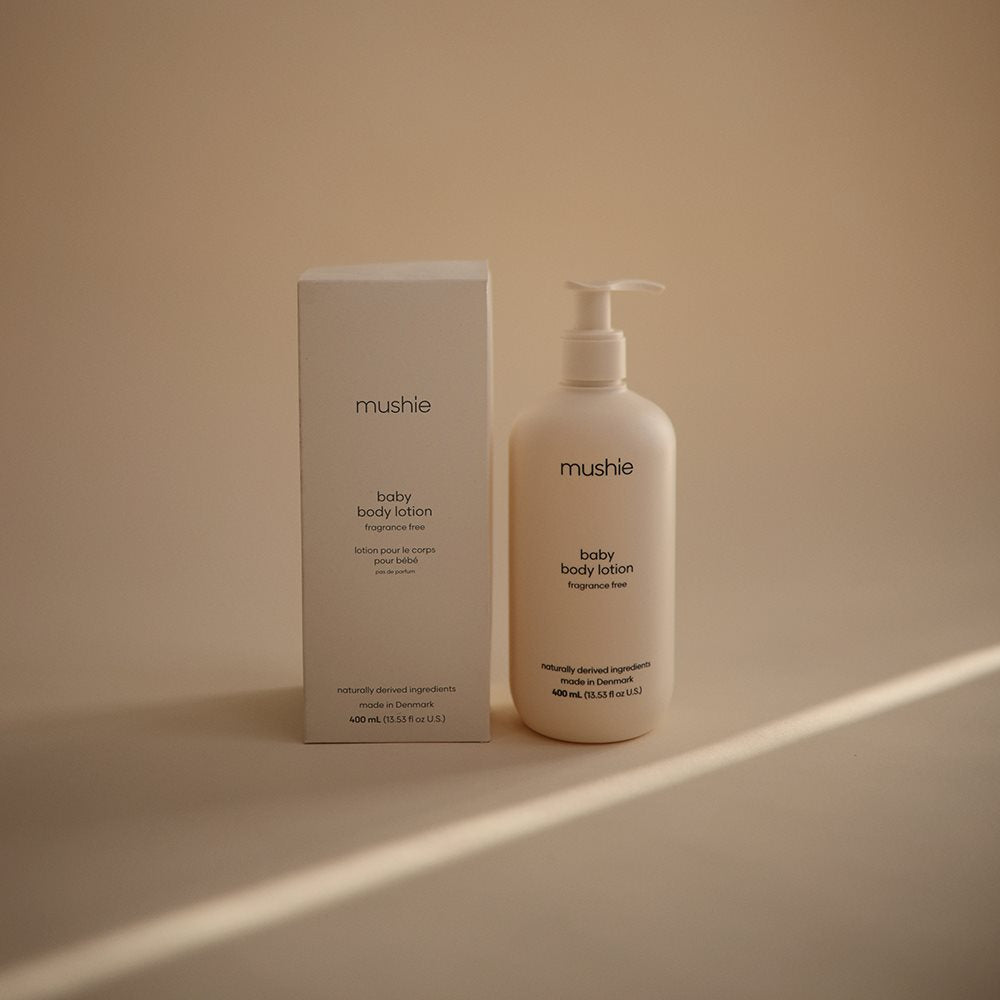 Бебешки лосион за тяло Mushie Fragrance Free 400 ml